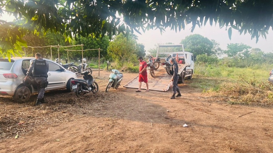 Ação em Matupá prende 22 pessoas por invasão a propriedade rural foto policia militar de mato grosso
