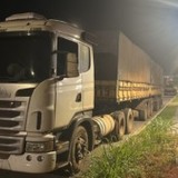 PM recupera caminhão furtado com fertilizantes em Sorriso