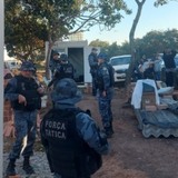 Tentativa invasão de terra fazenda em Ribeirão Cascalheira