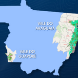mapa do vale do araguaia e guaporé