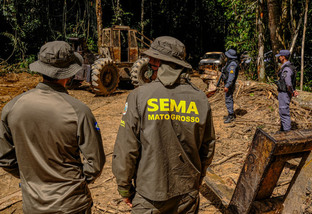 sema-mt mato grosso desmatamento crimes ambientais operação Amazônia foto Mayke Toscano Secom-MT
