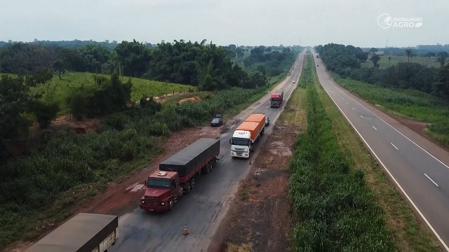 BR-163 rondonópolis a cuiabá patrulheiro agro 74 foto pedro silvestre canal rural mato grosso